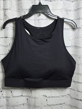 Fabletics Black Workout Sports Bra XL/XXL